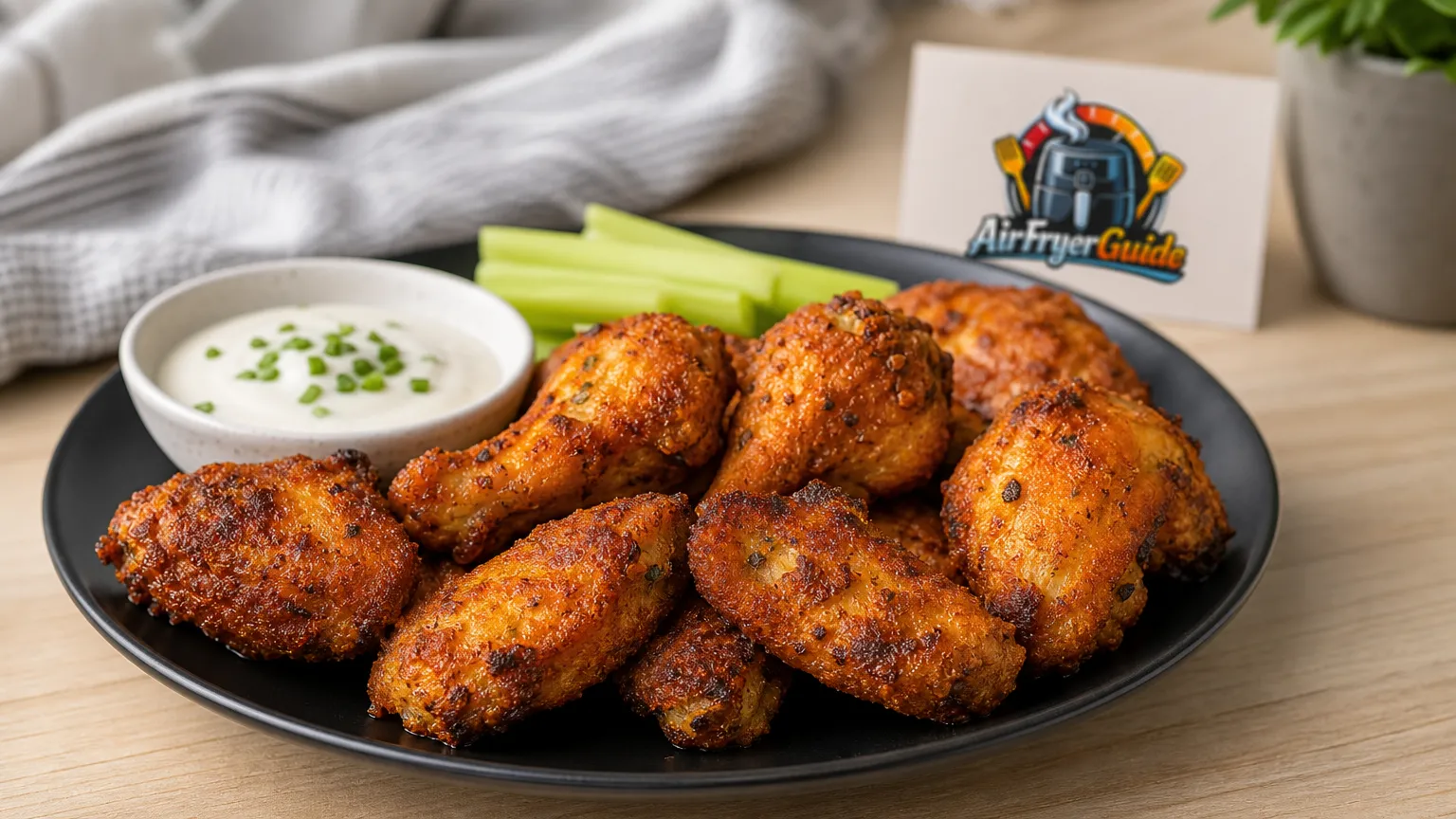 Vegane Chicken Wings im Airfryer