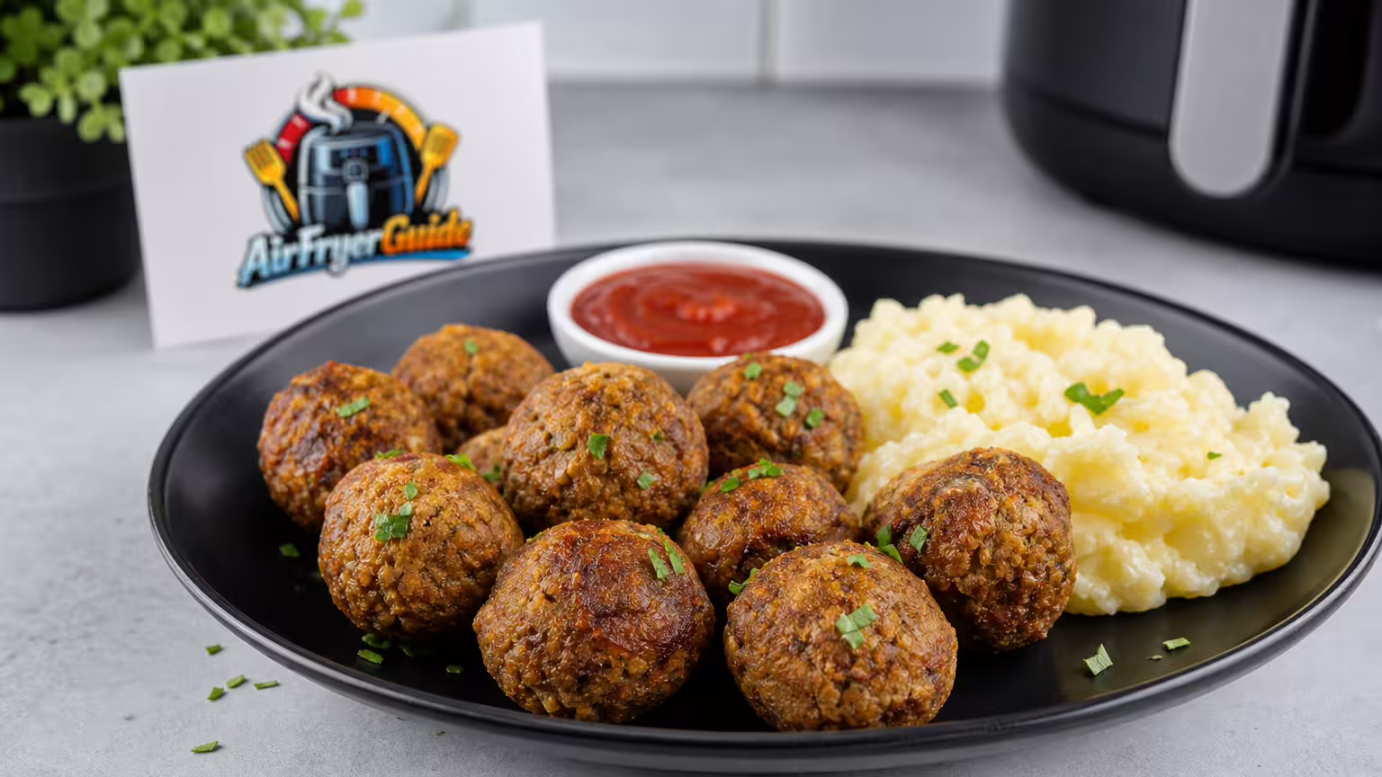 Vegane Köttbullar (TK) im Airfryer