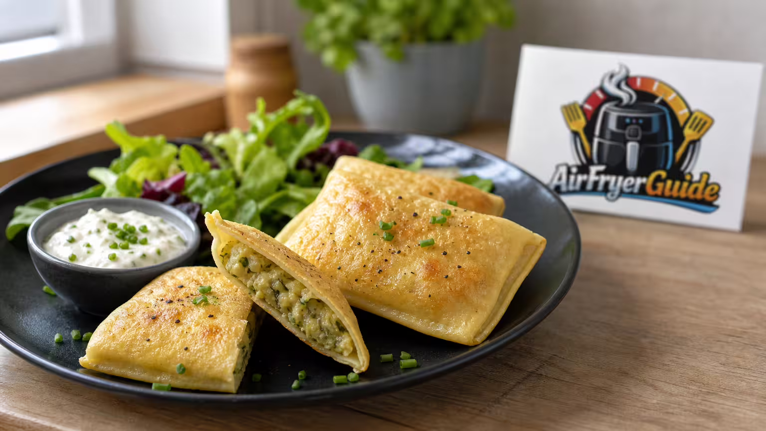 Vegane Maultaschen (Kühlware) im Airfryer