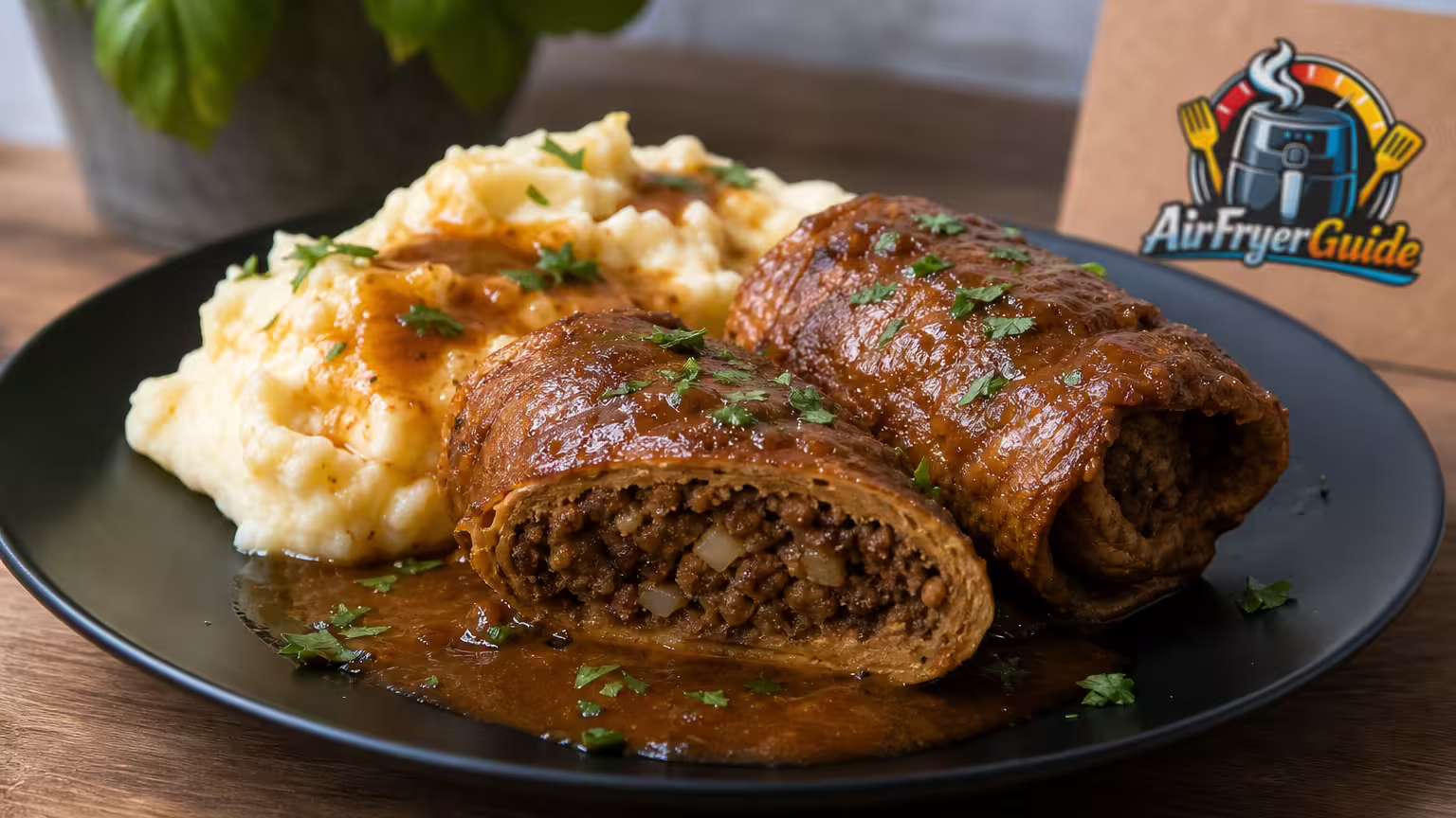 Vegane Rouladen im Airfryer