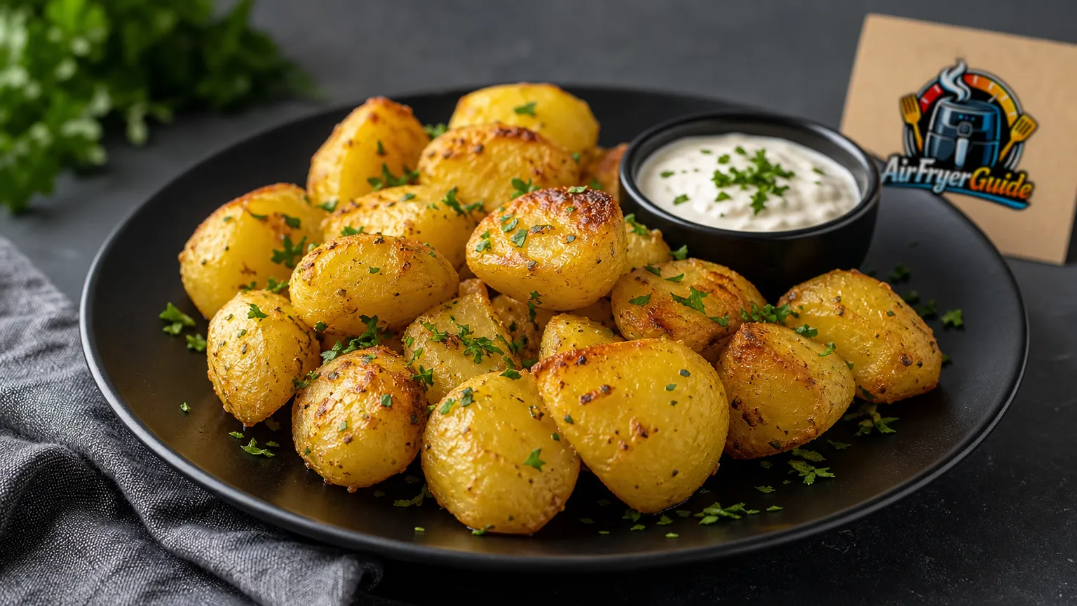 Vorgekochte Kartoffeln im Airfryer