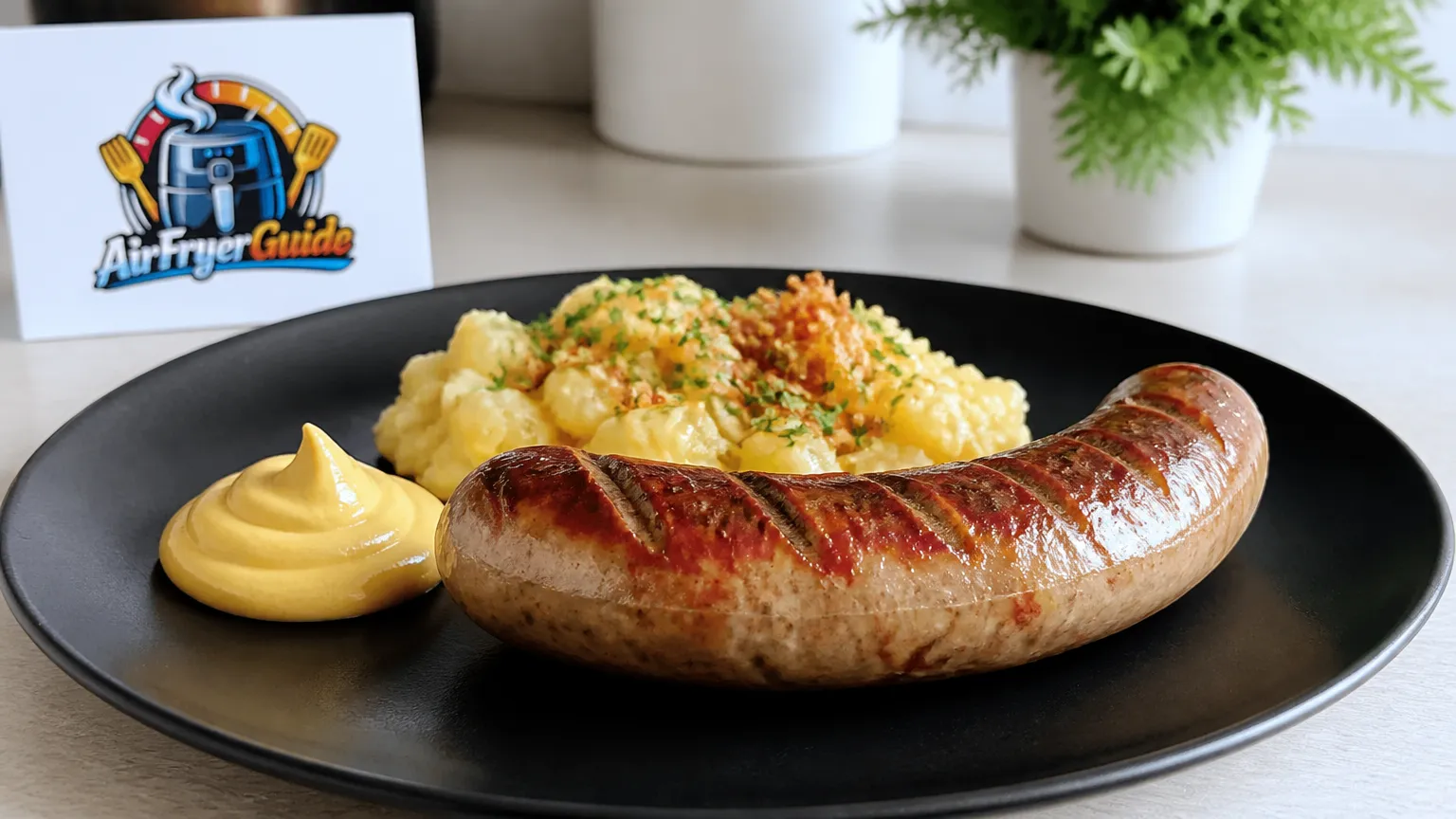 Wäinzoossiss (Kühlware) im Airfryer