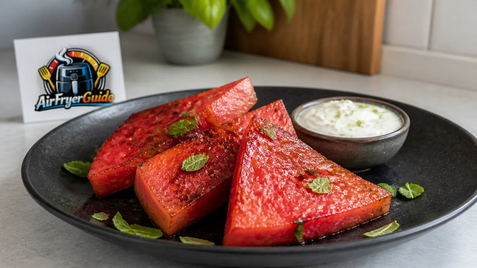 Wassermelone im Airfryer