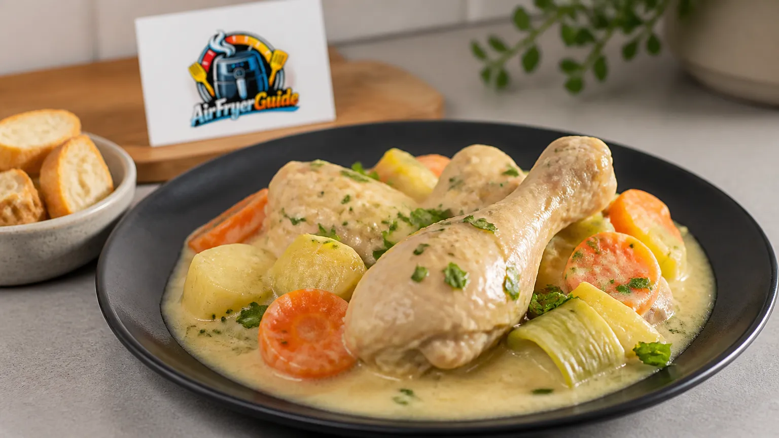 Waterzooi aufwärmen im Airfryer