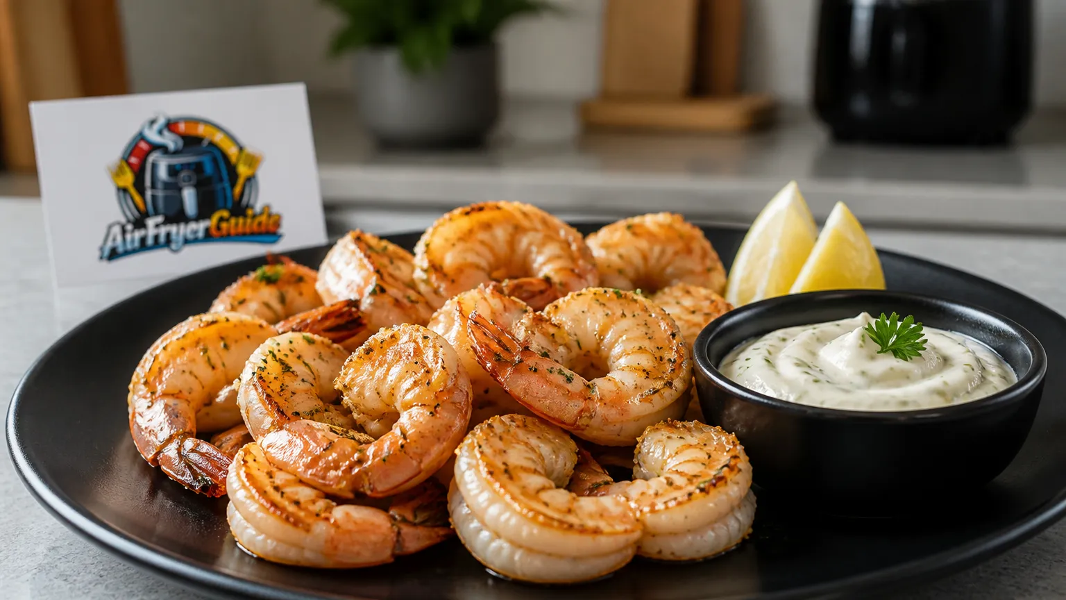 Weißfußgarnelen im Airfryer