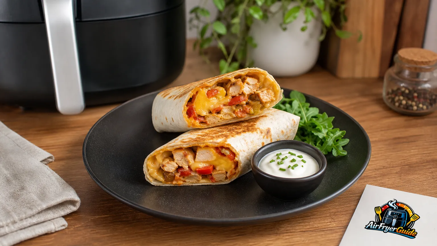 Wrap aufwärmen im Airfryer