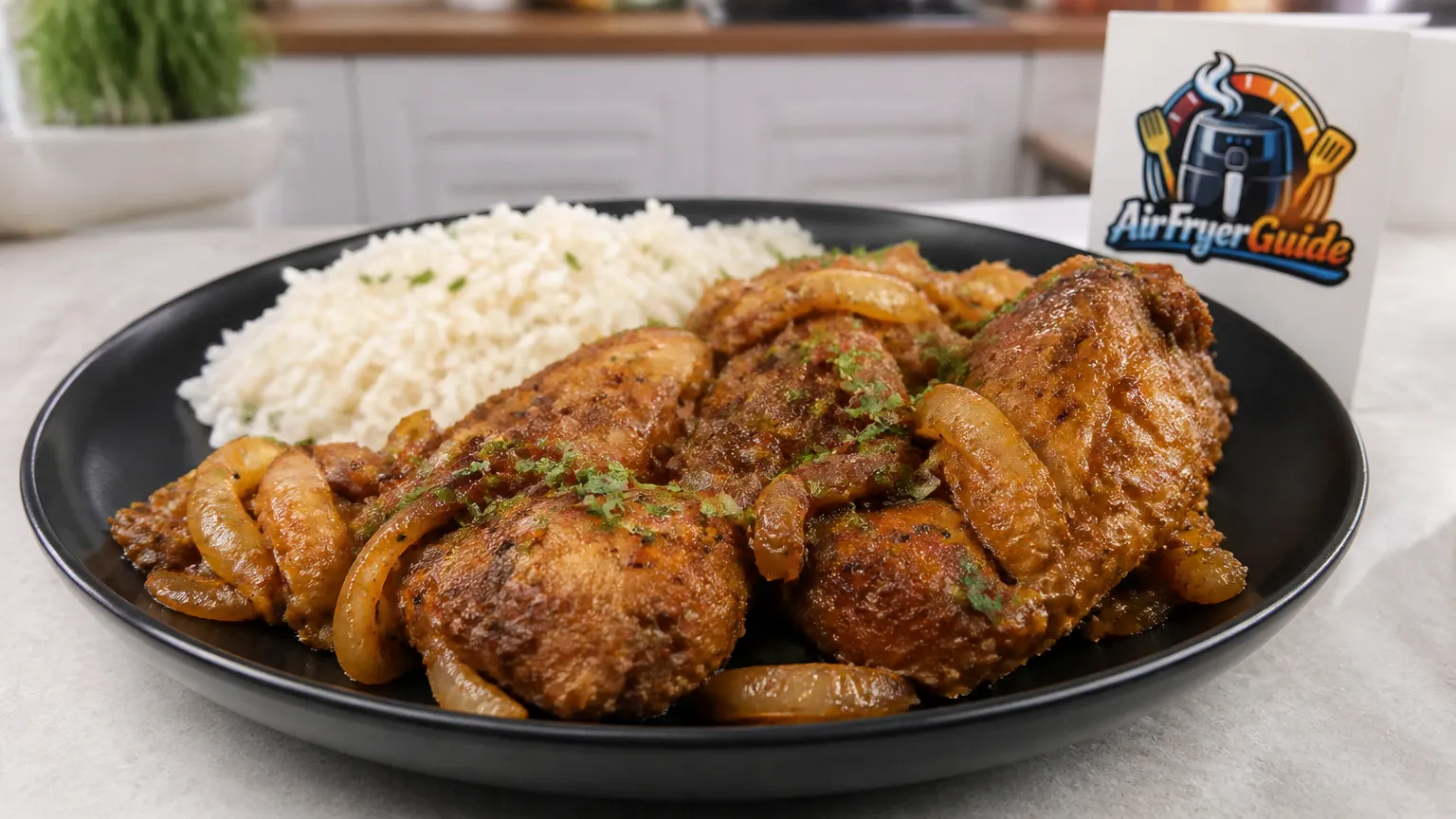 Yassa Chicken im Airfryer