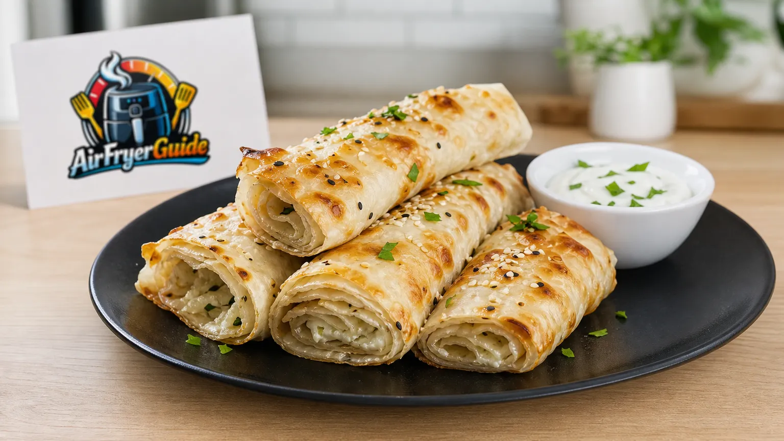 Yufka Brot im Airfryer