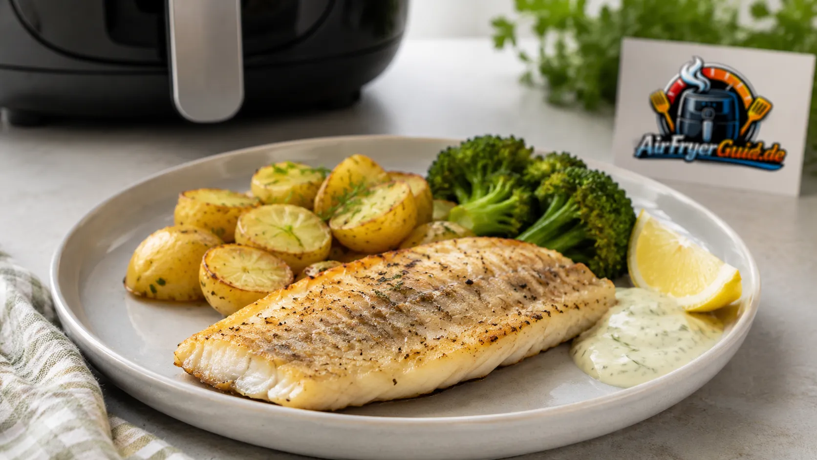 Zander im Airfryer