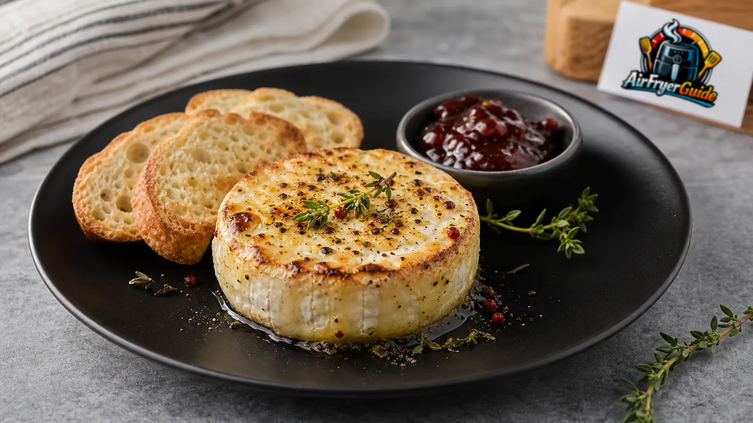 Gratinierter Ziegenkäse im Airfryer