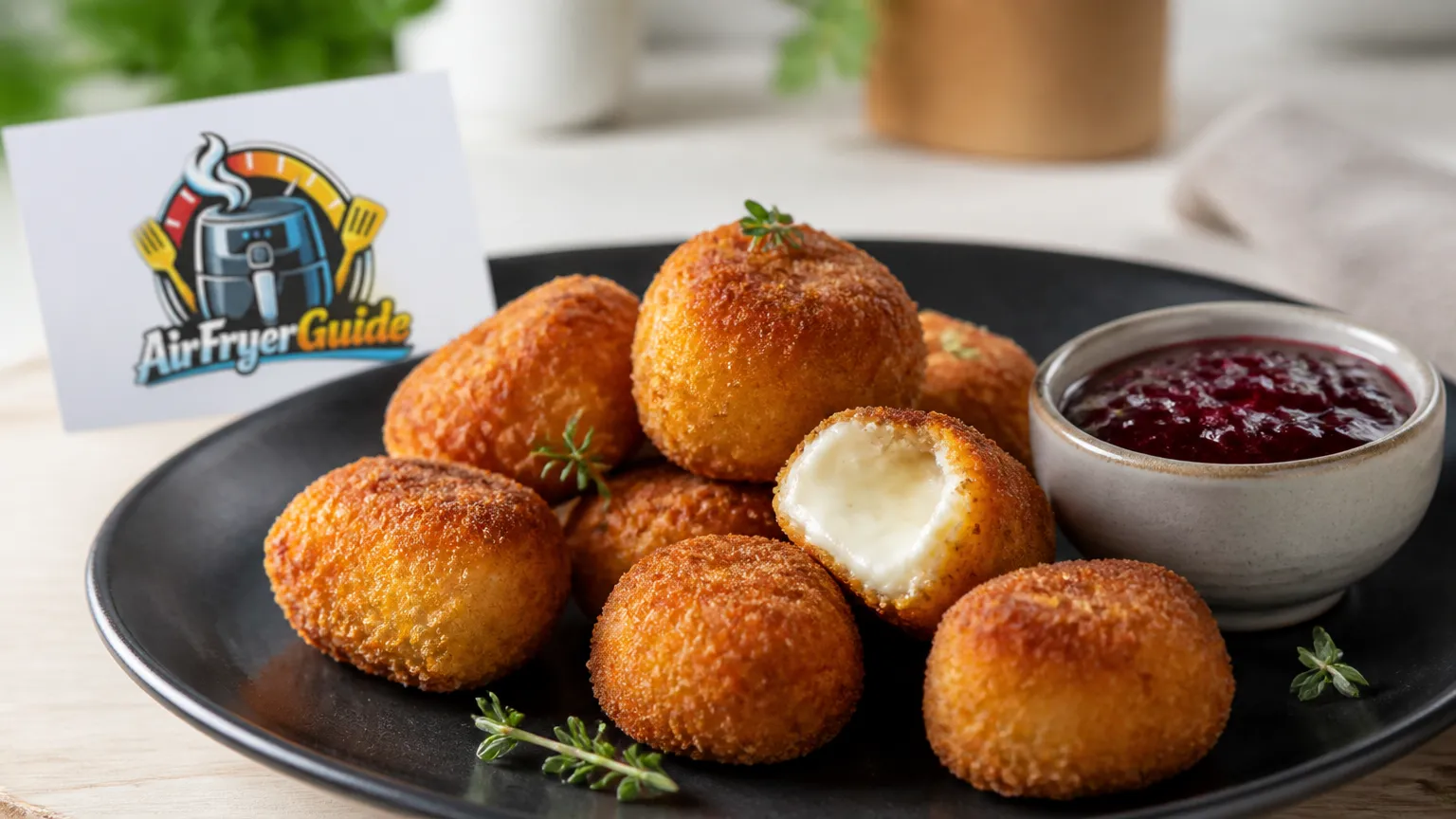 Ziegenkäse-Croquettes (TK) im Airfryer