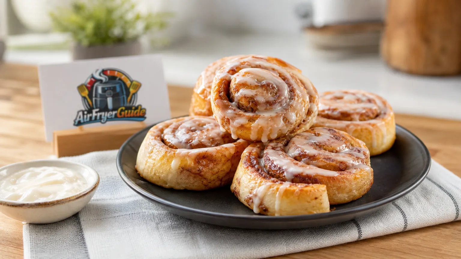 Zimtschnecken im Airfryer