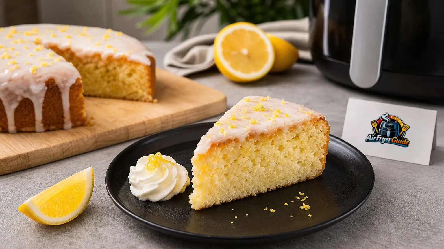 Zitronenkuchen im Airfryer