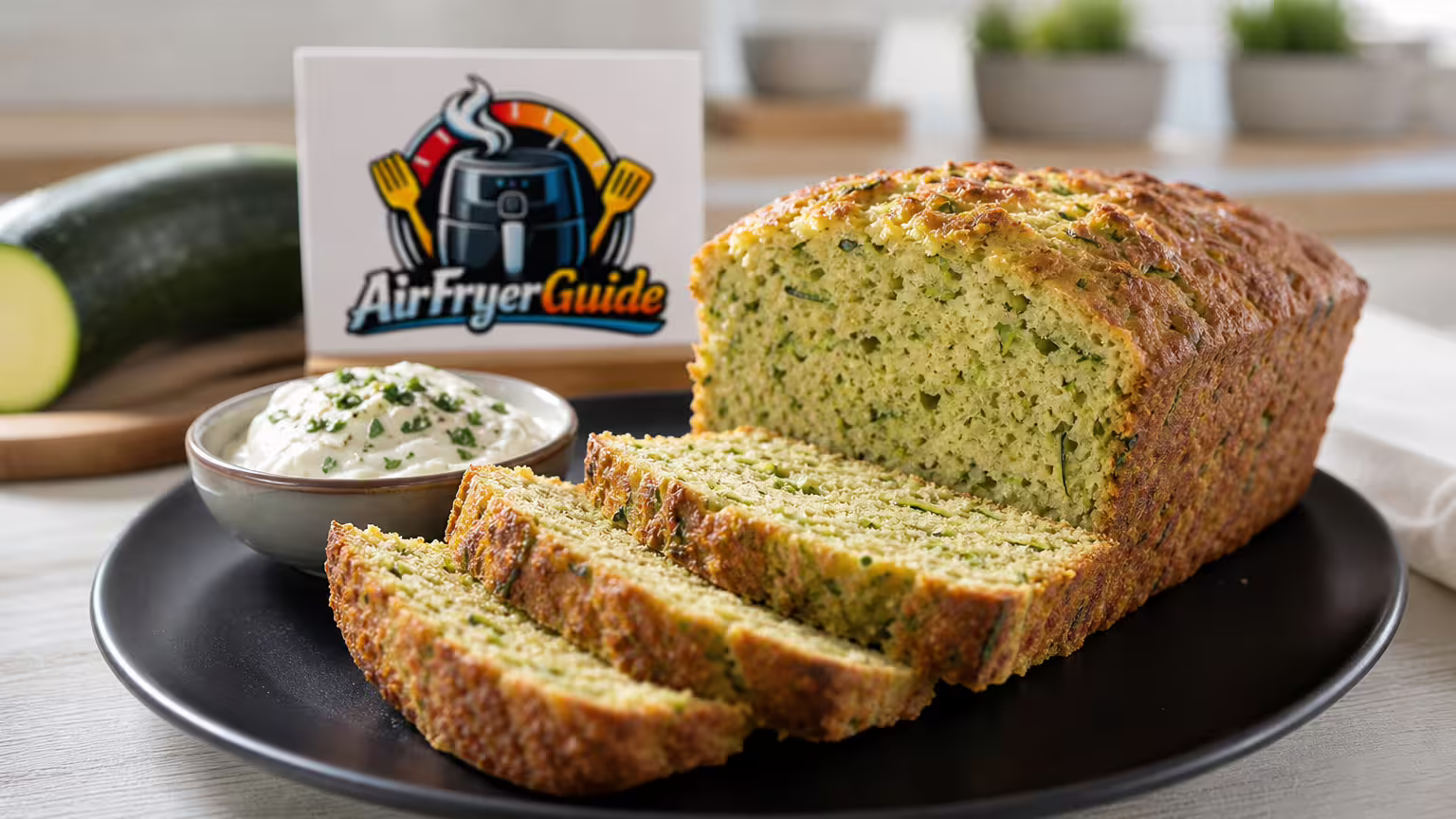 Zucchinibrot im Airfryer