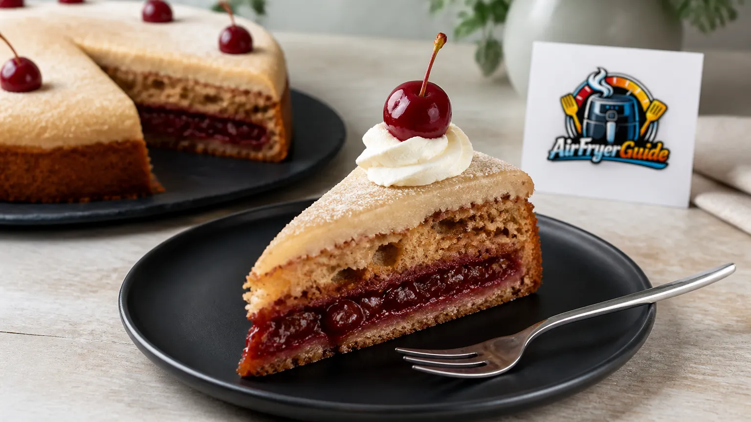 Zuger Kirschtorte im Airfryer
