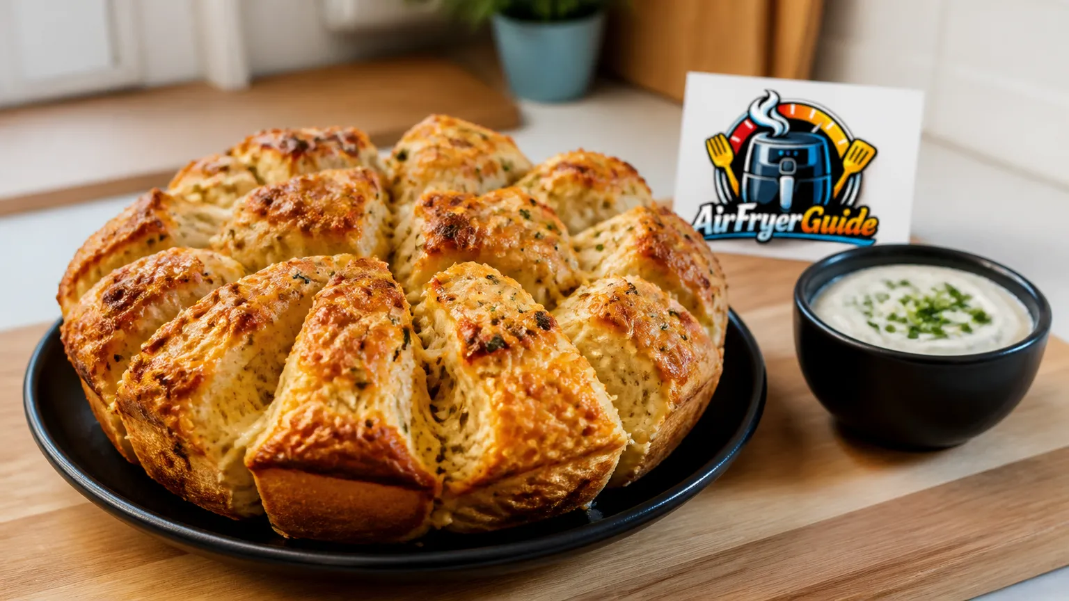 Zupfbrot im Airfryer