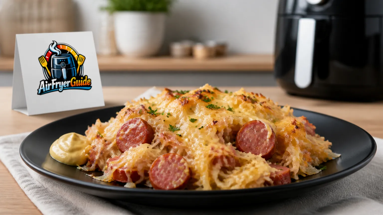 Zuurkoolschotel aufwärmen im Airfryer