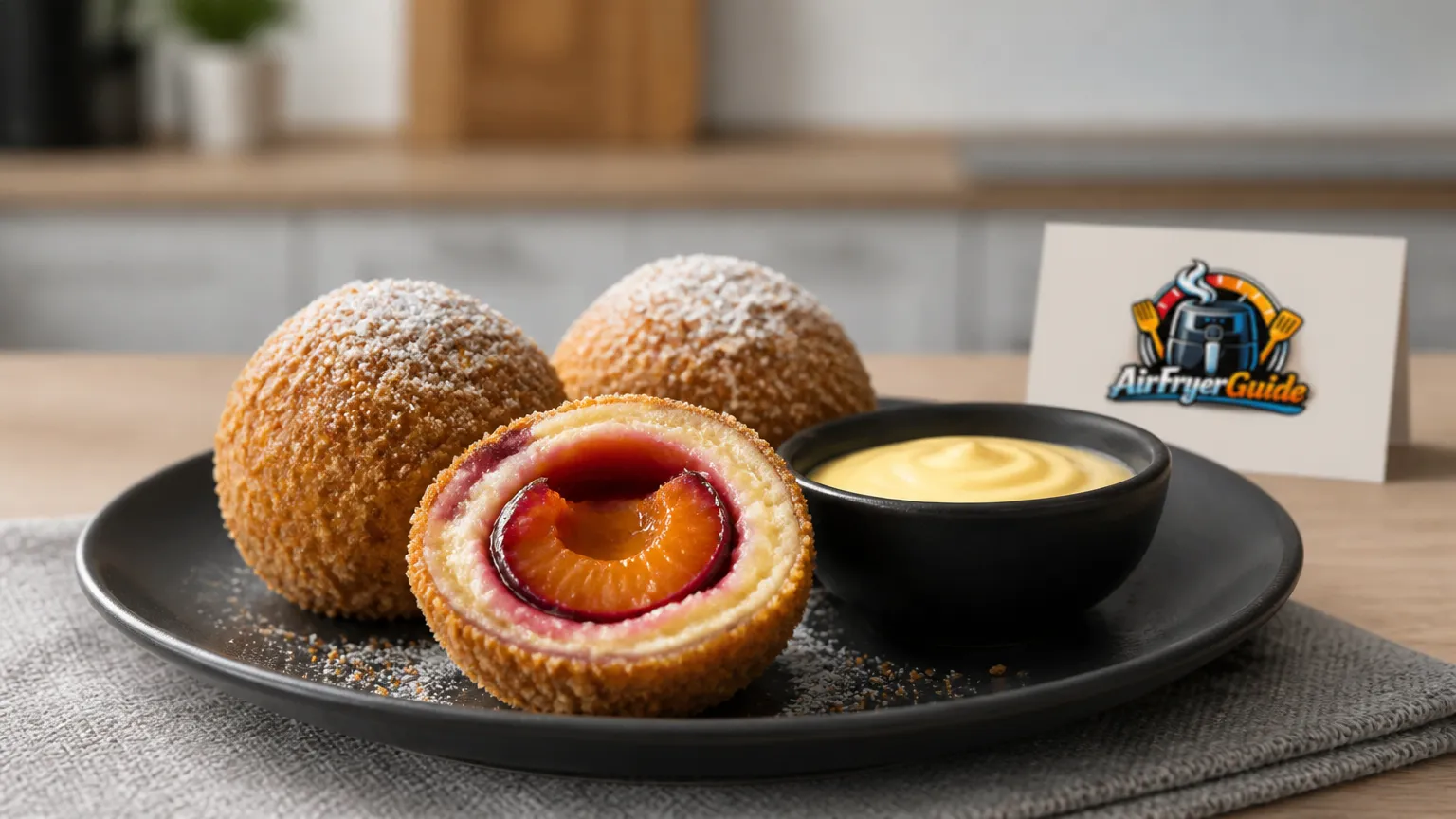 Zwetschgenknödel (TK) im Airfryer