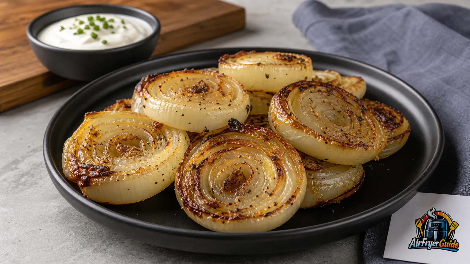 Gemüsezwiebel im Airfryer