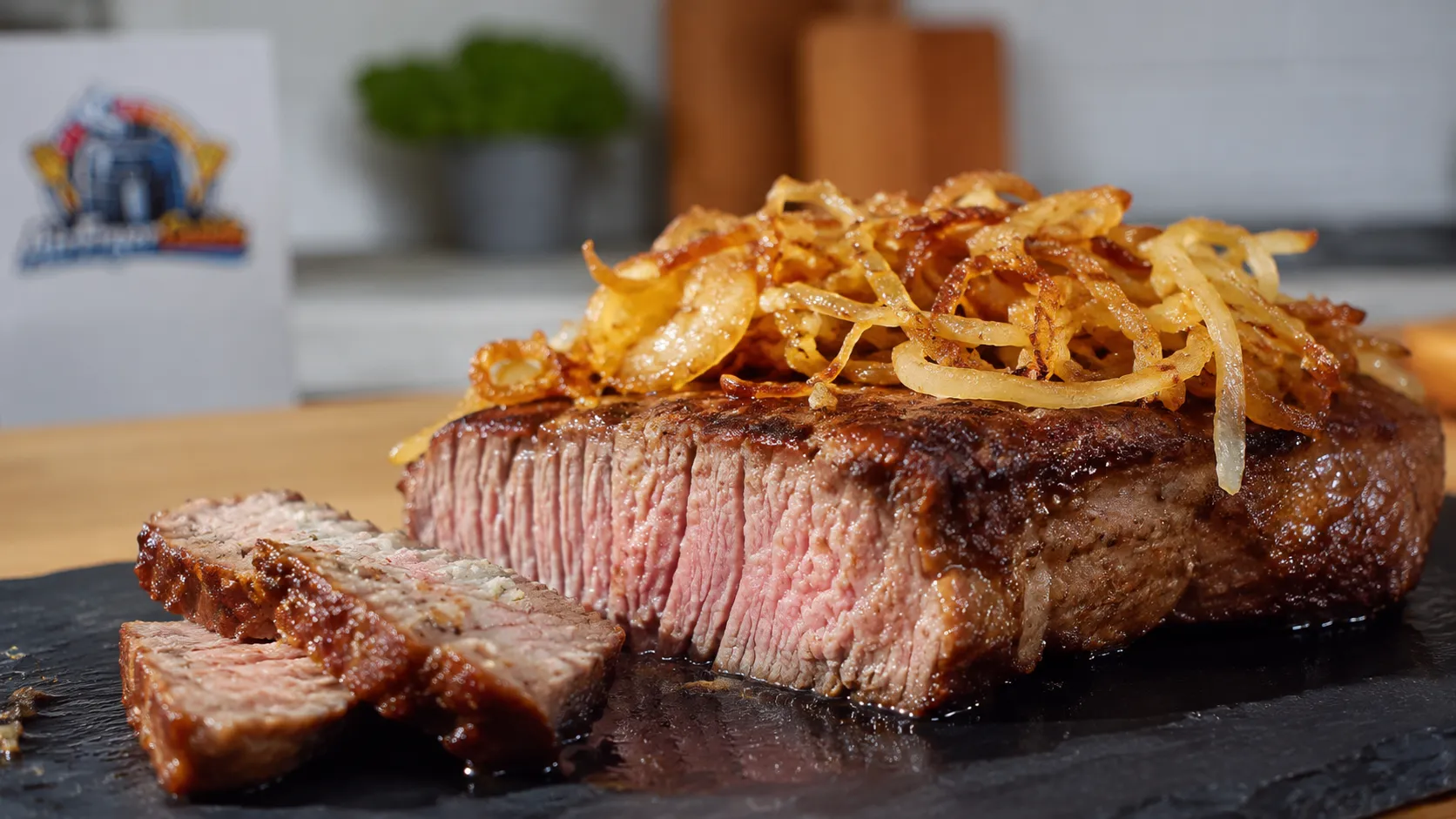 Zwiebelrostbraten im Airfryer