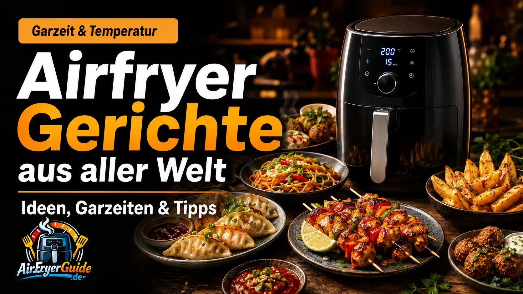 Internationale Gerichte im Airfryer: Küchen aus aller Welt, Garzeiten & Tipps