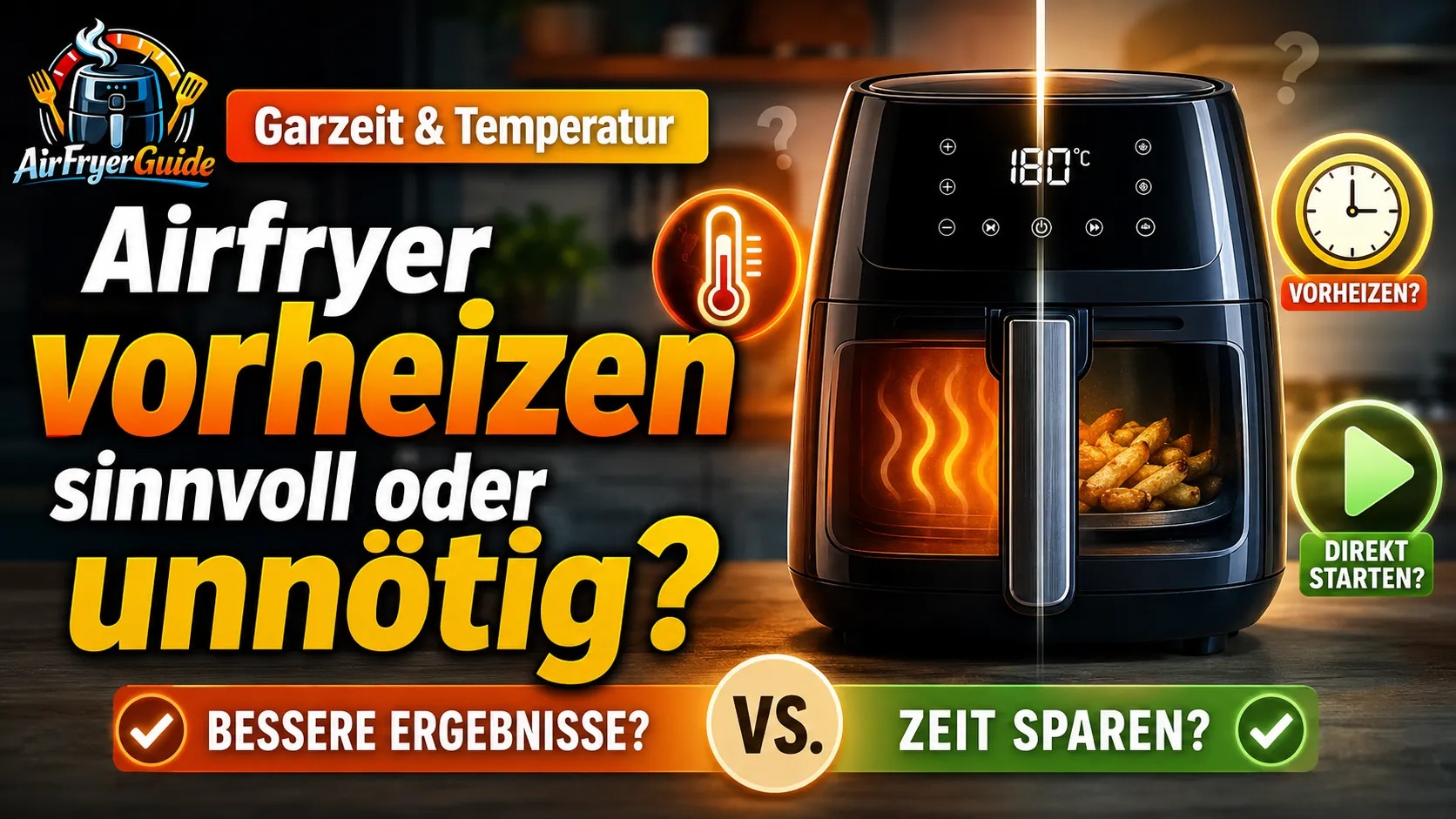 Sollte man beim Airfryer immer vorheizen?
