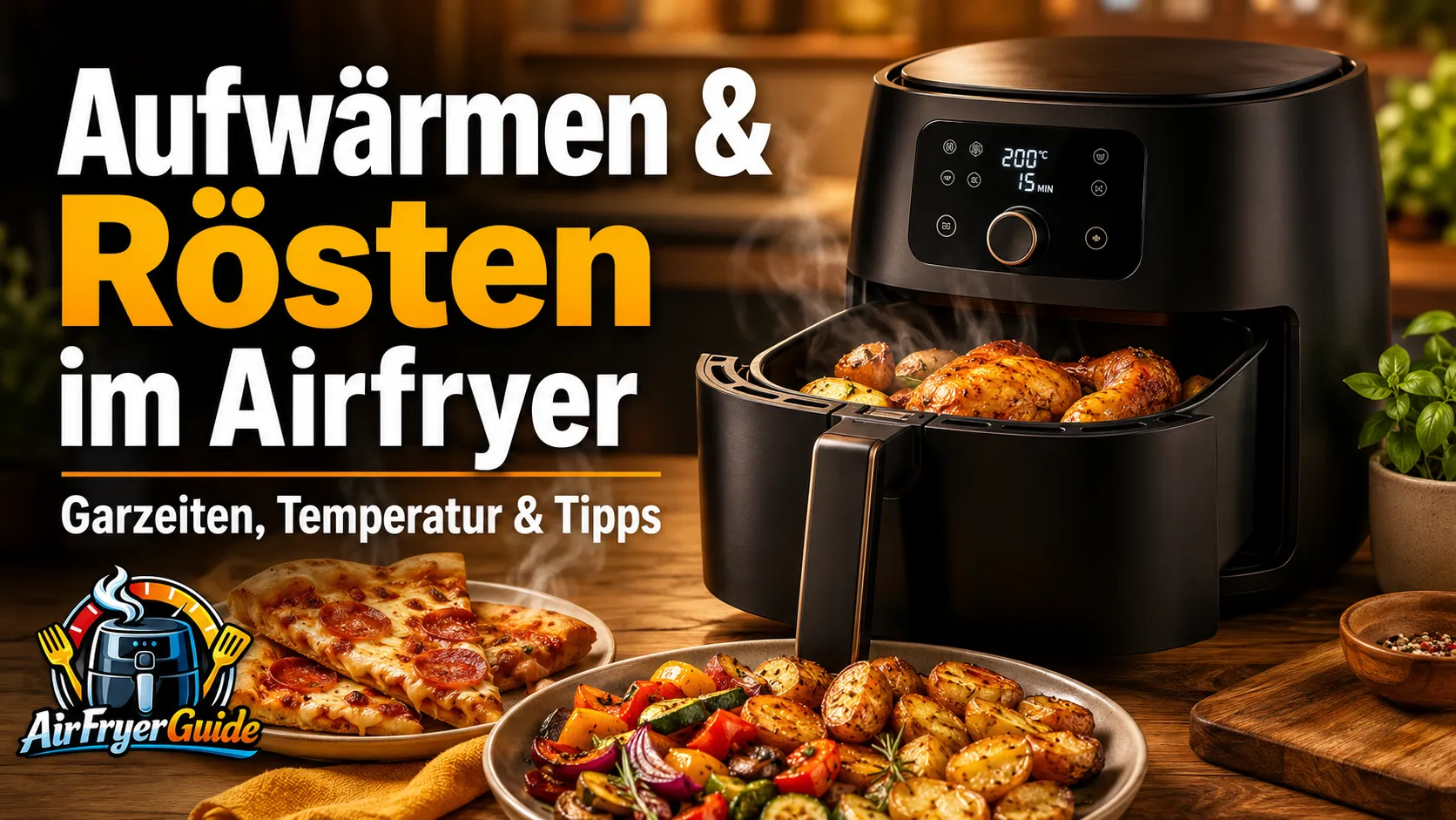 Aufwärmen & Rösten im Airfryer: Essen erneut aufwärmen oder aromatisch rösten
