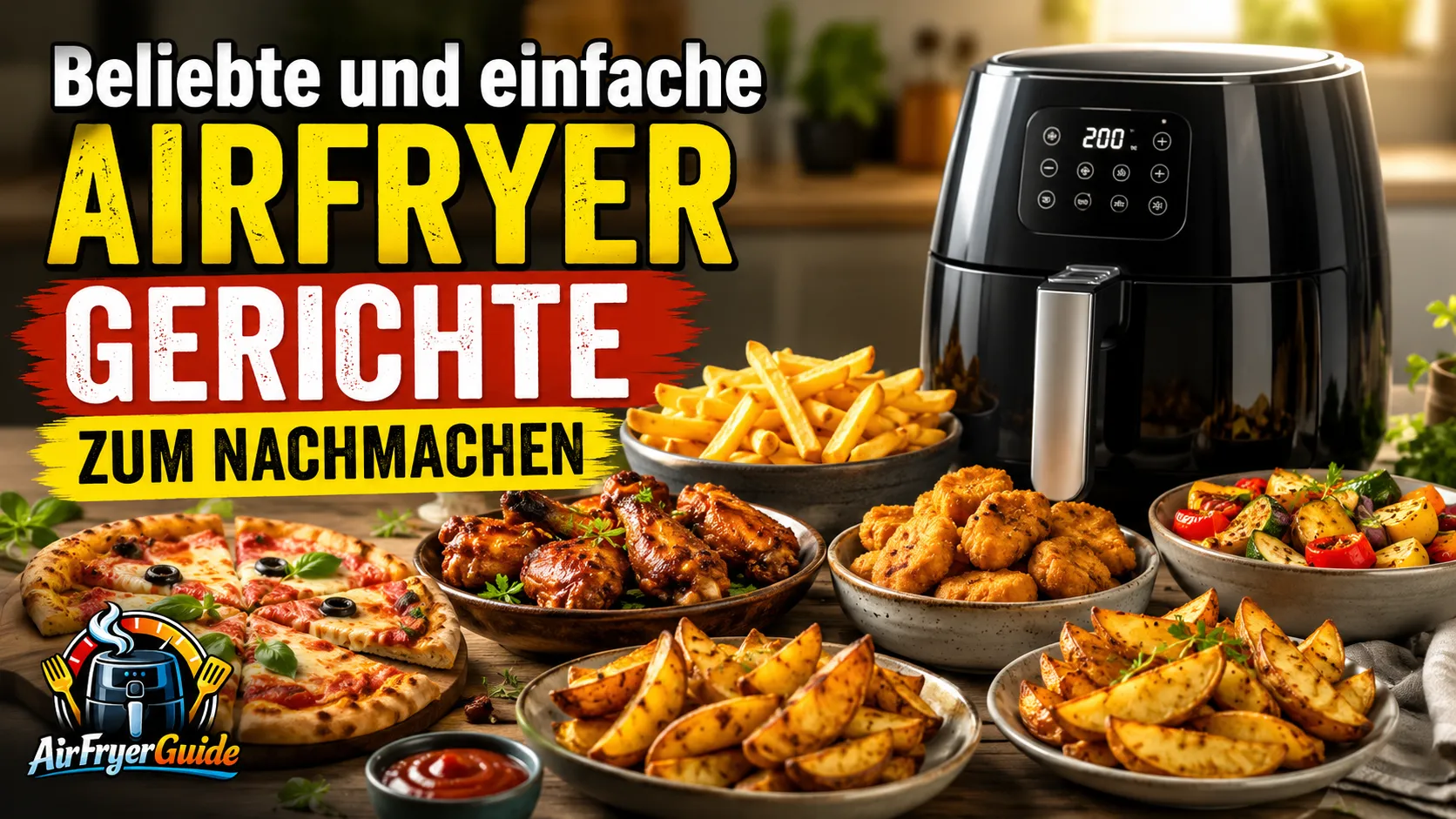 Beliebte und einfache Airfryer Gerichte zum Nachmachen
