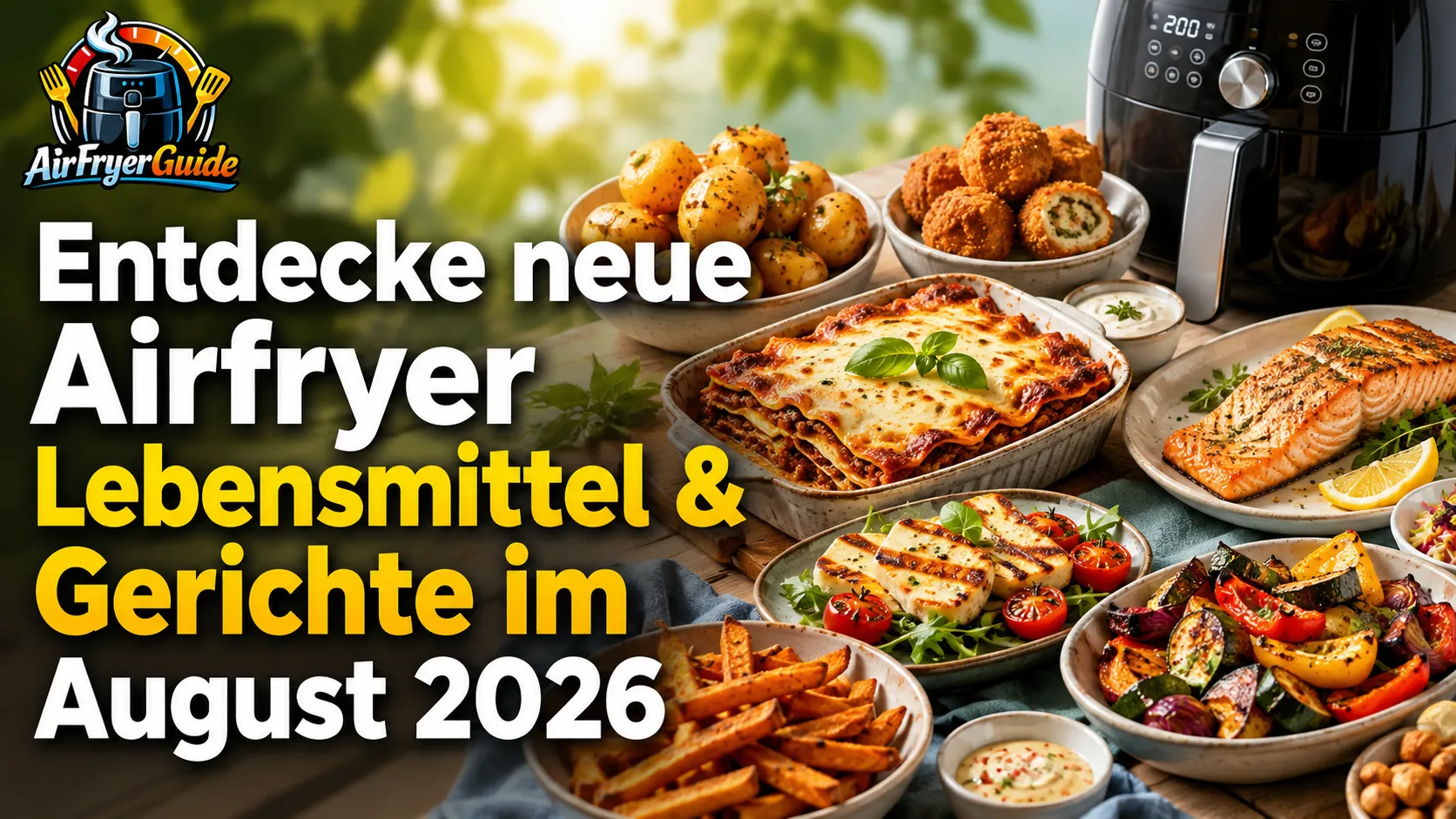 Neue Airfryer Lebensmittel & Gerichte im August 2026