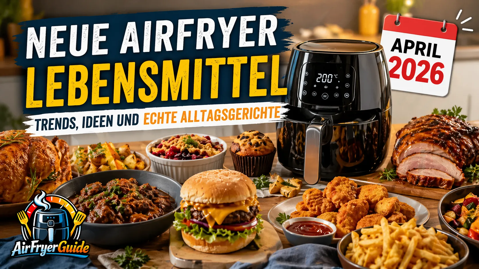 Neue Airfryer Lebensmittel im April 2026 - Trends, Ideen und echte Alltagsgerichte
