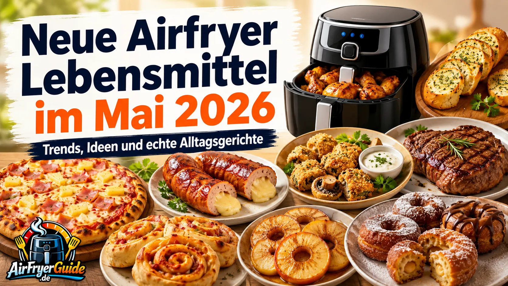 Neue Airfryer Lebensmittel im Mai 2026 - Trends, Ideen und echte Alltagsgerichte
