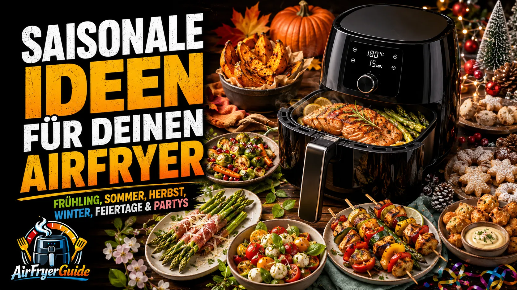 Saisonale Airfryer Ideen: Gerichte fürs ganze Jahr