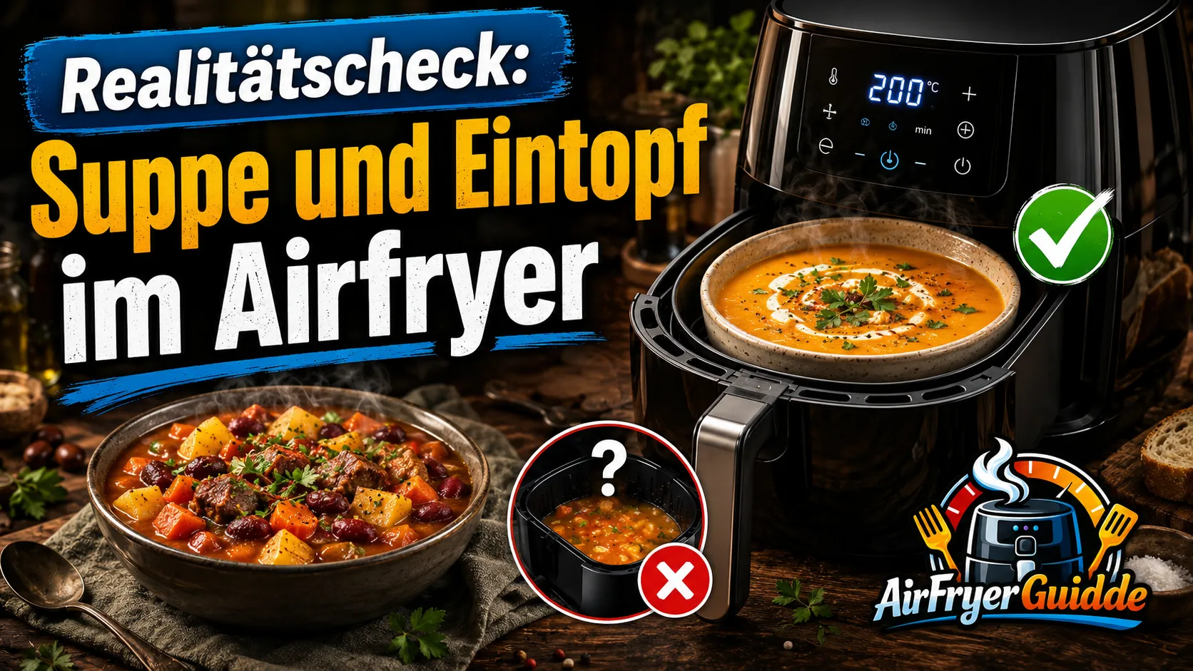 Suppe und Eintopf im Airfryer: Was funktioniert und wovor Hersteller warnen