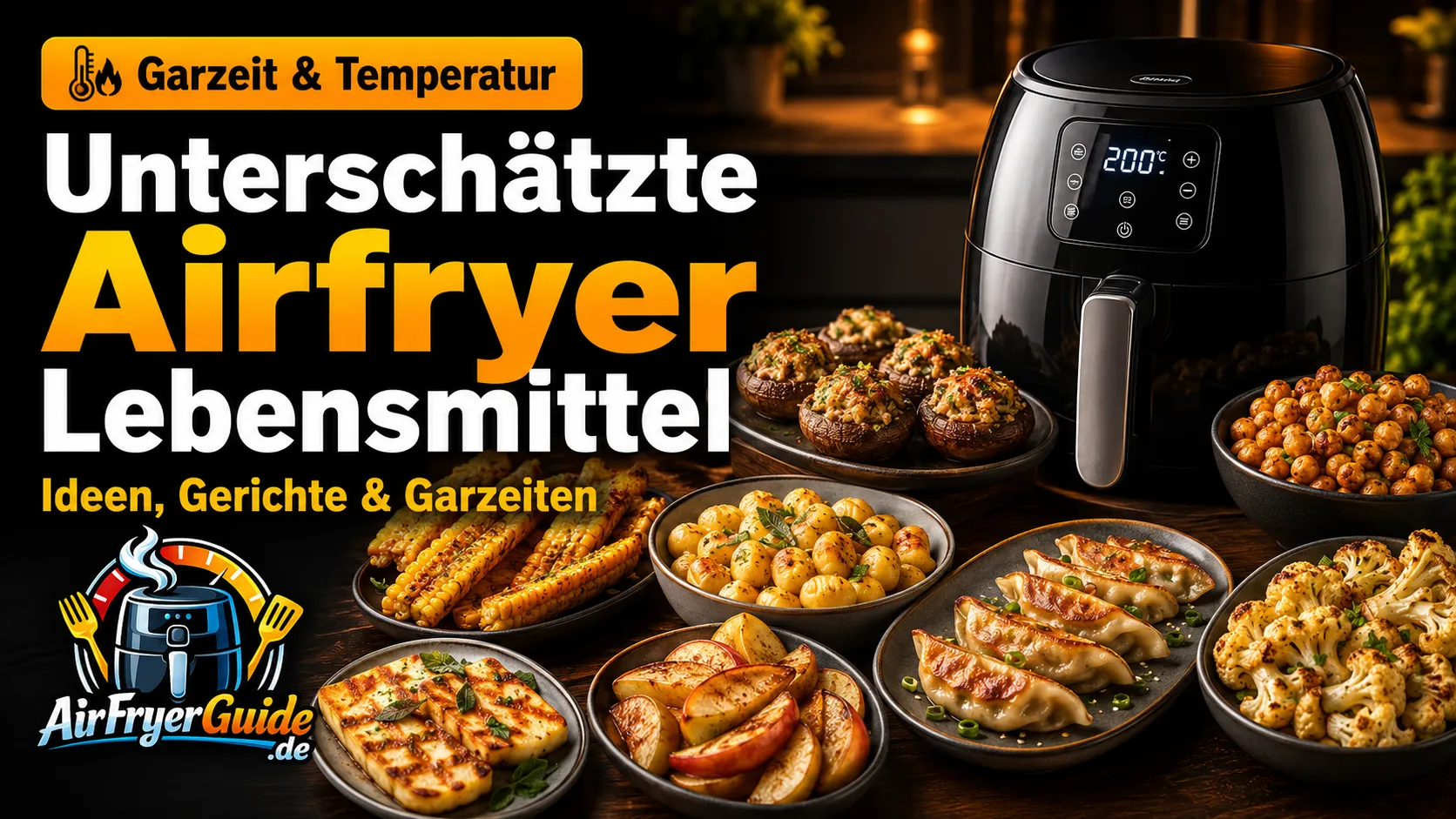 Überraschende Lebensmittel für den Airfryer: Ideen & Garzeiten