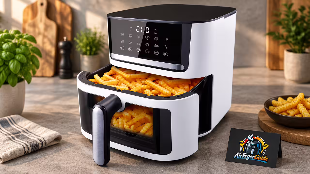 EDEKA zuhause XL Heißluftfritteuse 6,5 l YJ-NL6503ABD