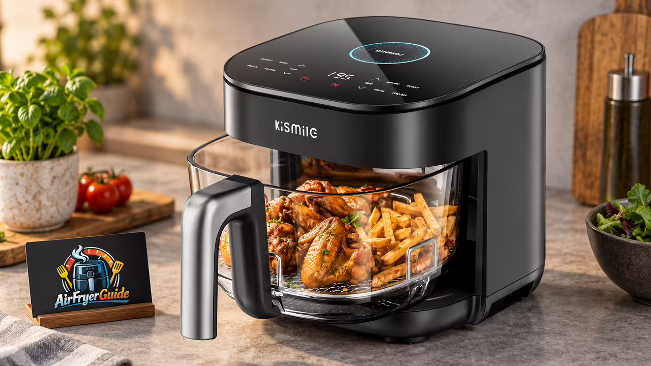Kismile Glas Airfryer 4,7 l PAF-4209BD-2A55