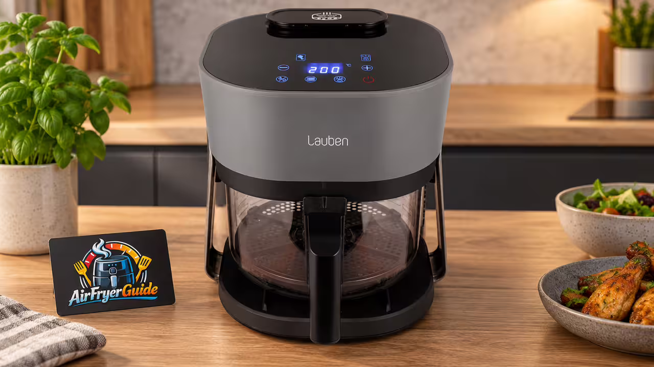 Lauben Glass&Steam Air Fryer 4,5 l 4500BG