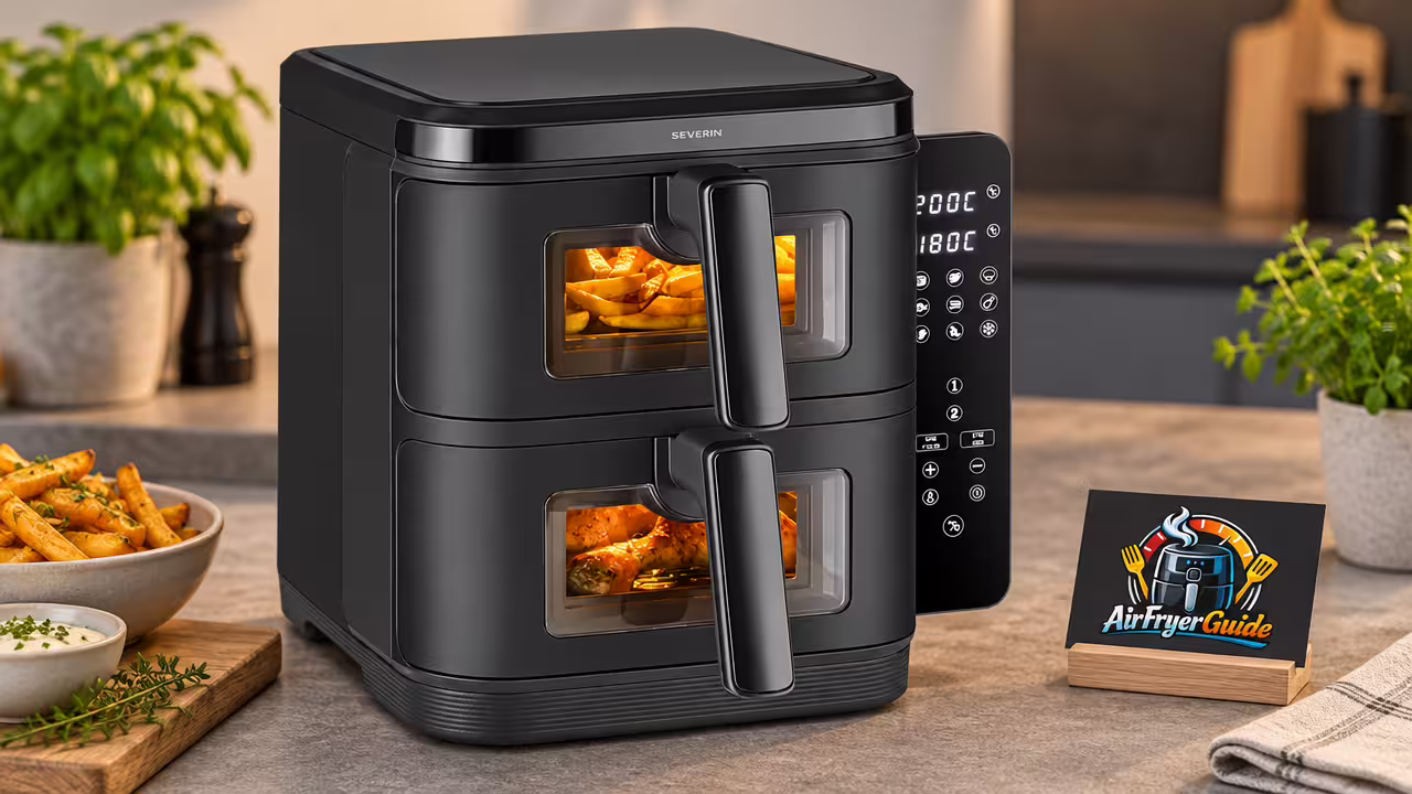 Severin S-Fry Duo Stack Heißluftfritteuse FR 2468