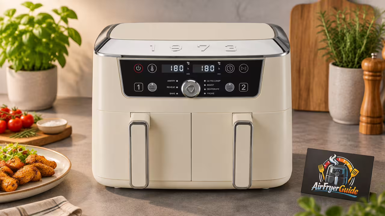 SILVERCREST Doppelzonen-Heißluftfritteuse 8,7 l SHFDD 2600 C2