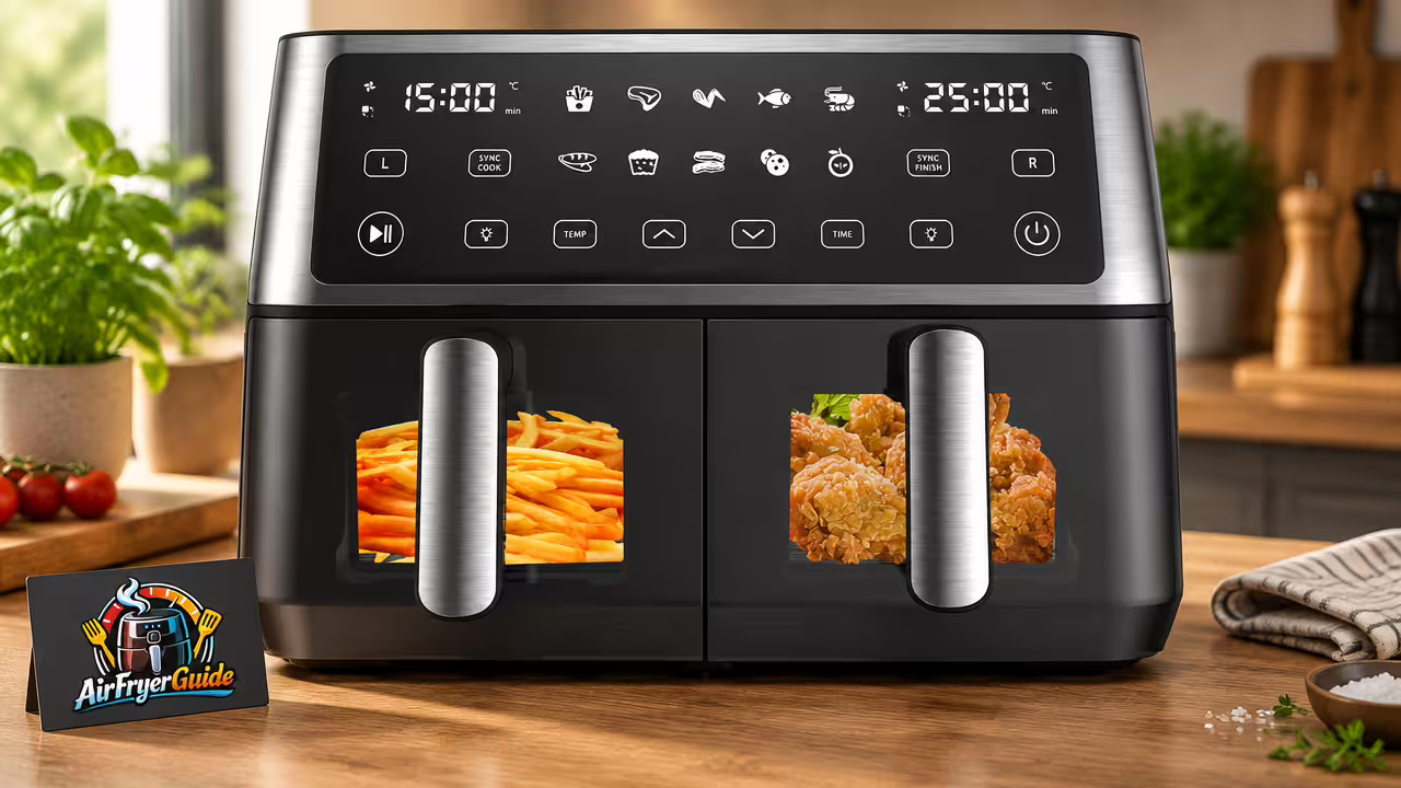 TOMANTO Double Air Fryer 10,0 l AFD-5001A-W